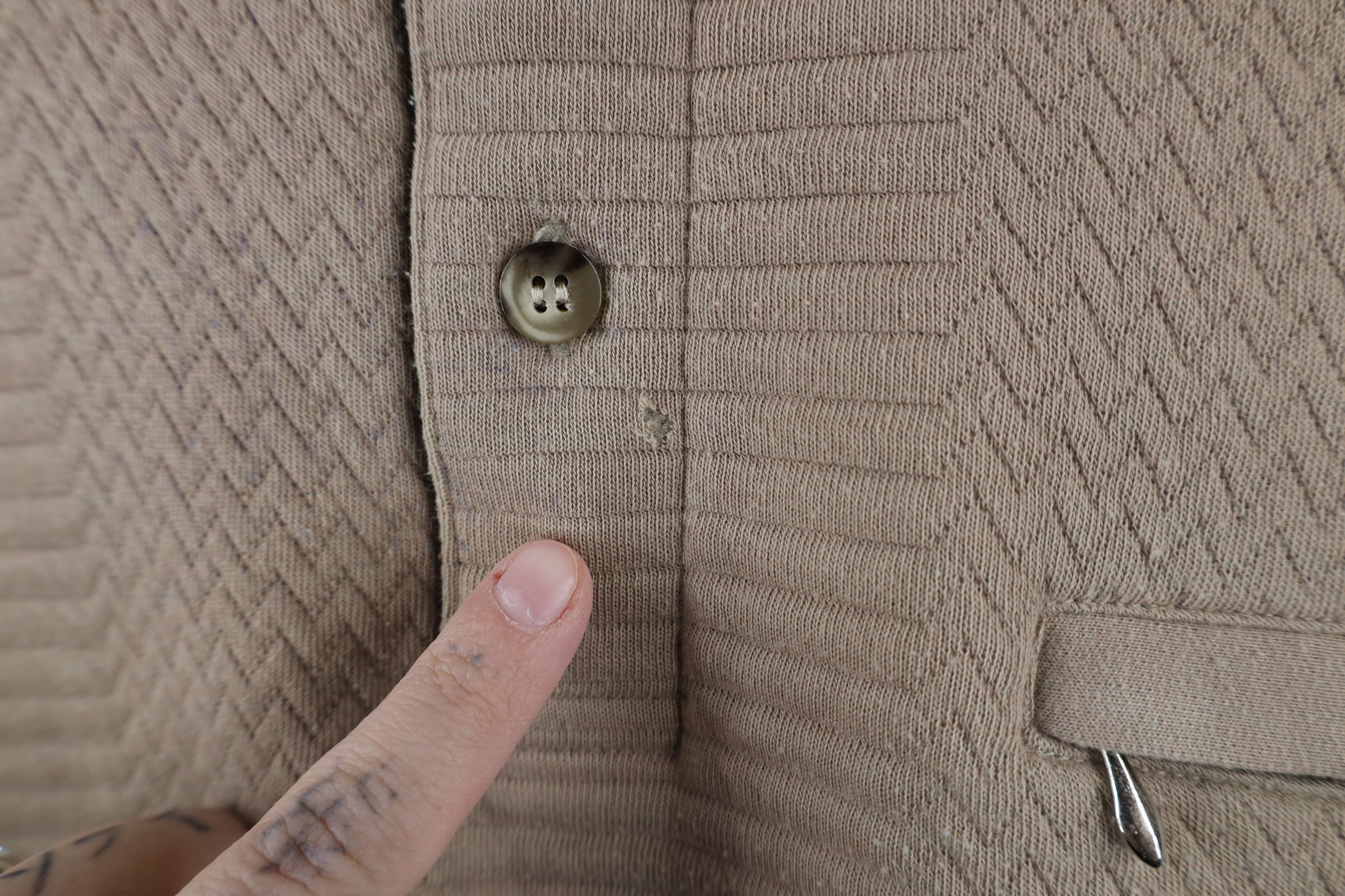Vintage Vintage 90s Streetwear Textured Collared Pullover Polo Shirt Size US L / EU 52-54 / 3 - 4 Thumbnail