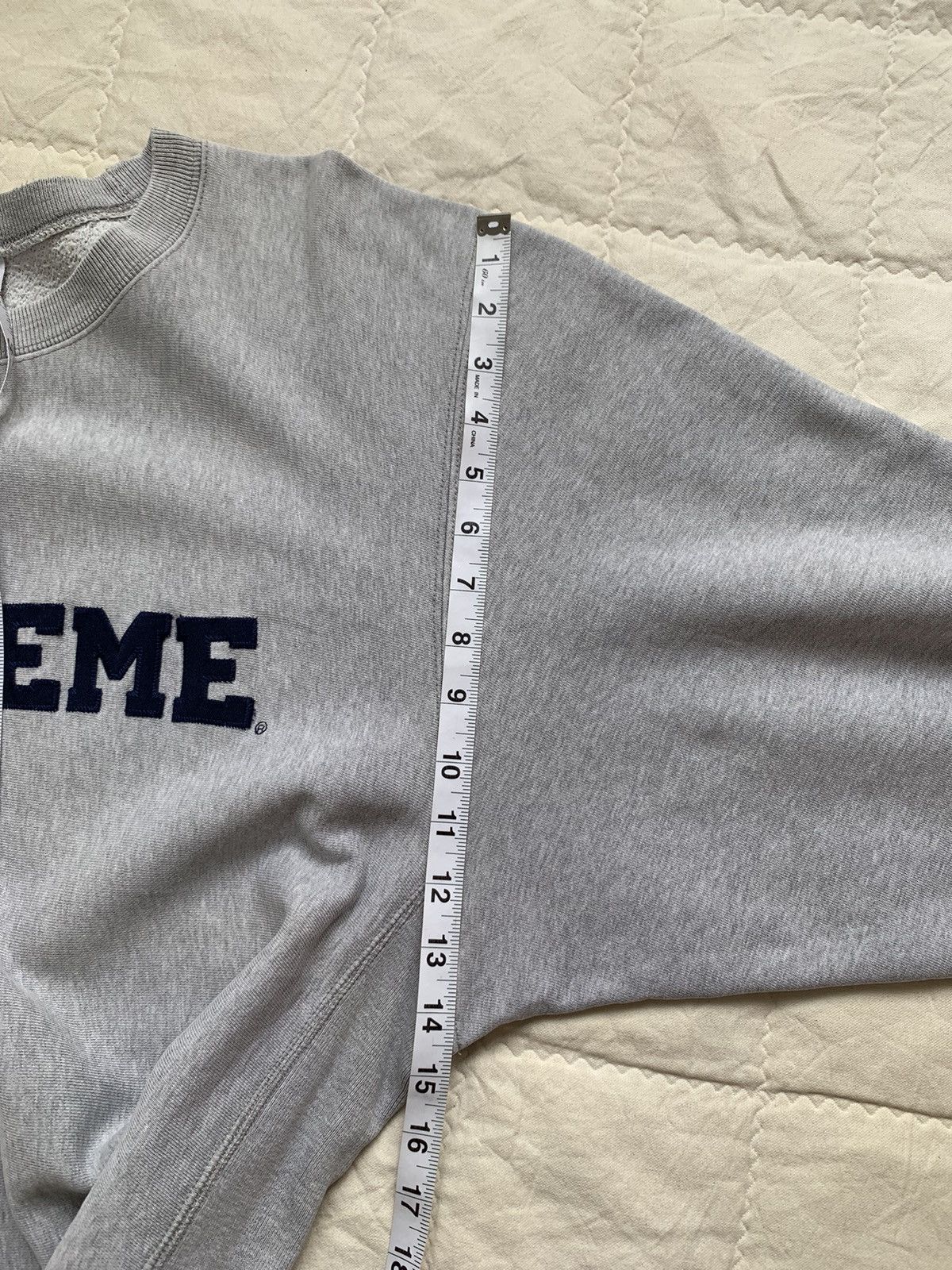 Supreme Vintage 90s Supreme x Champion Reverse Weave Sweatshirt Size US L / EU 52-54 / 3 - 19 Thumbnail