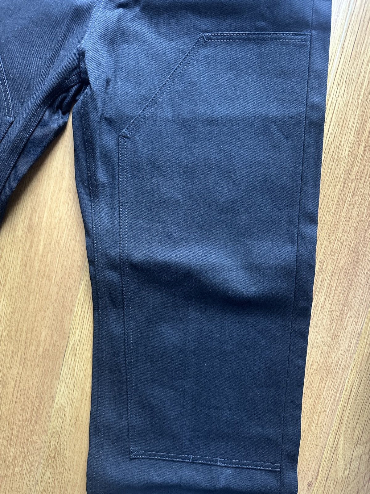 Rick Owens Drkshdw Rick Owens DRKSHDW Double Knee DBLKNEE Geth Jeans Sz 31 NEW Size US 31 - 4 Thumbnail