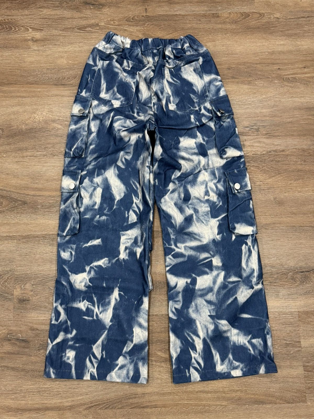Other Bleached Denim Cargo Pants | Tie-Dye Utility Pants Size US 30 / EU 46 - 2 Thumbnail