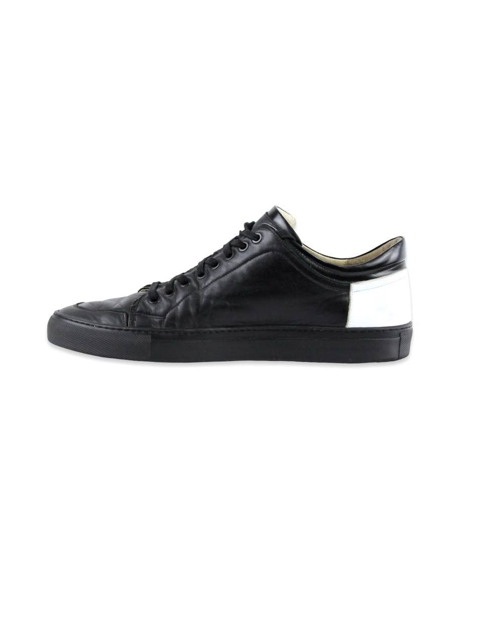 Iceberg ICEBERG Black leather sneakers Size US 11 / EU 44 - 3 Thumbnail