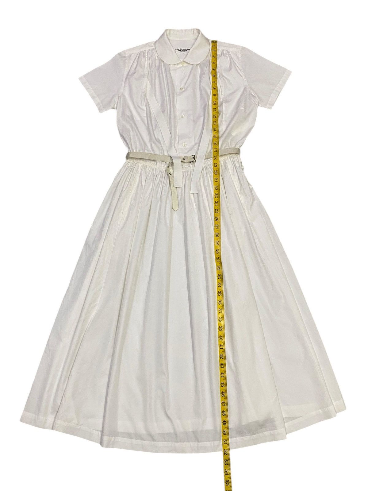Comme des Garcons Comme Des Garçons AD2001 Cotton Poplin Midi Dress Size M / US 6-8 / IT 42-44 - 17 Thumbnail