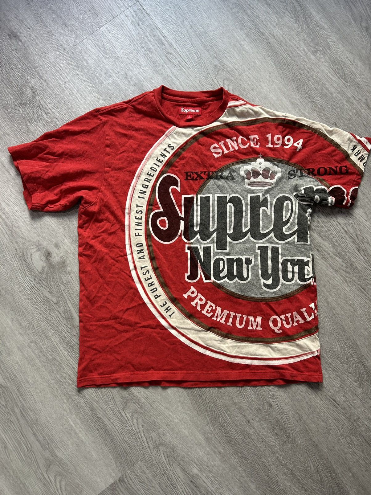 Supreme Supreme Fuck Em Plaid S/S Top “Red” | Grailed