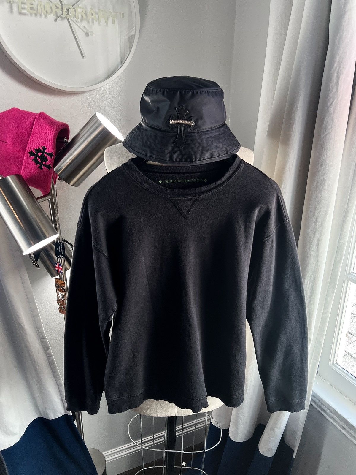 Chrome Hearts Chrome Hearts Bucket Hat Cross Patch (Size L) Size ONE SIZE - 10 Thumbnail