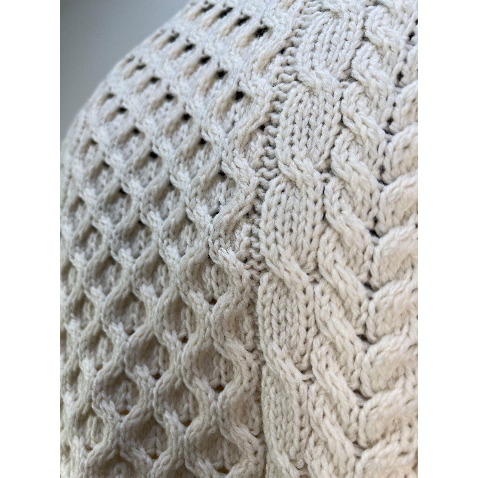 Carraig Donn Carraig Donn Merino Wool Ivory Cable Knit Pullover Sweater Size US L / EU 52-54 / 3 - 6 Thumbnail