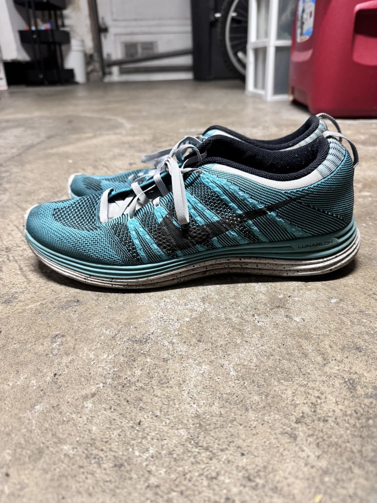 Nike Nike Flyknit One+ Sport Turquoise Size US 11.5 / EU 44-45 - 9 Thumbnail