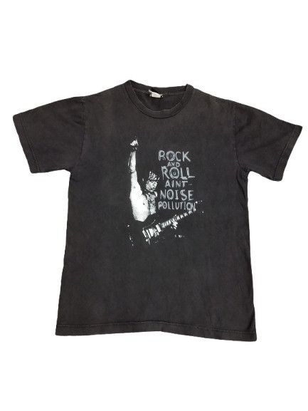 Band Tees ACDC Rock And Roll Aint Nosie Pollution Tee Size US S / EU 44-46 / 1 - 1 Thumbnail