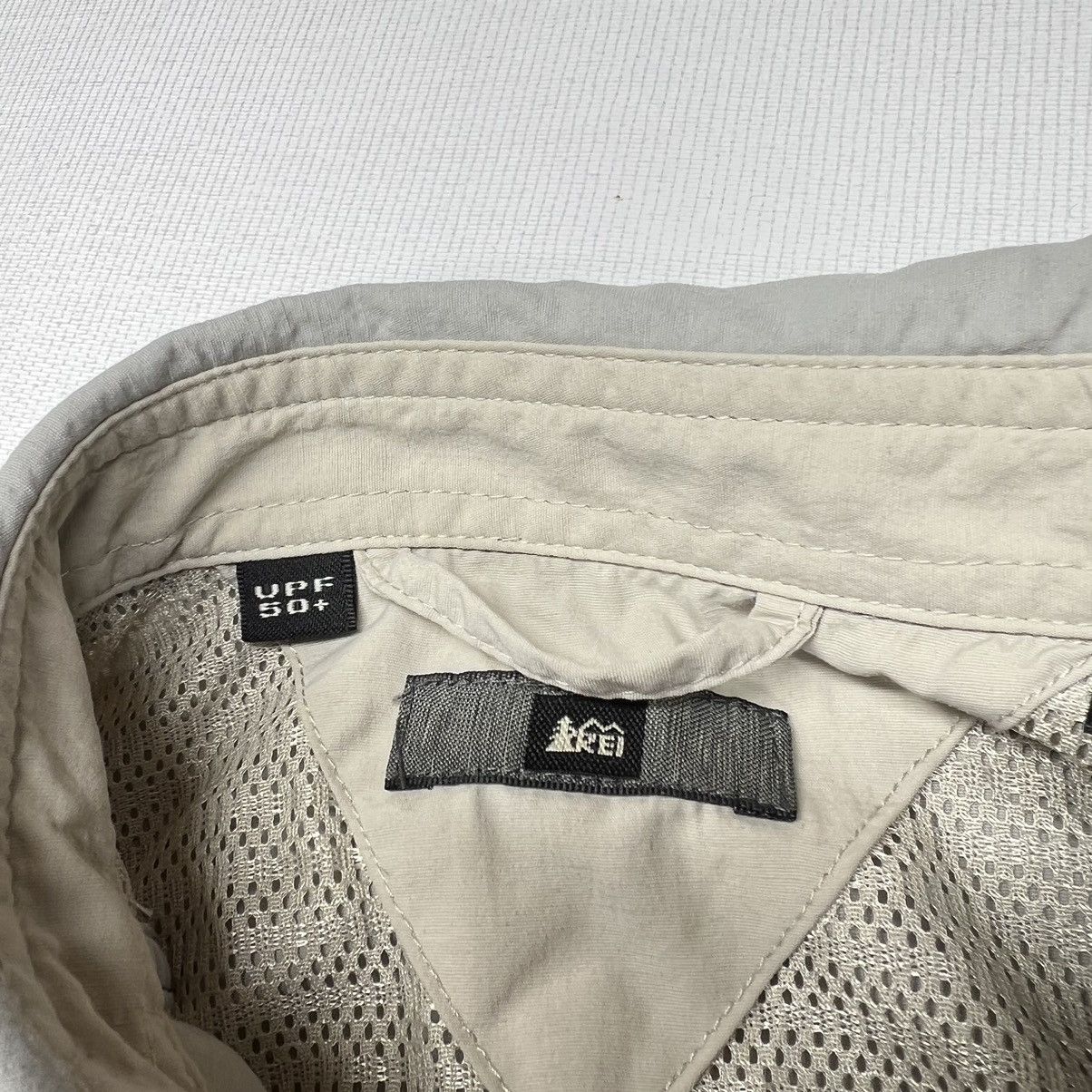 Rei REI Shirt Grey Vented Nylon Long Sleeve UPF 50+ Fly Fishing Size US M / EU 48-50 / 2 - 10 Thumbnail