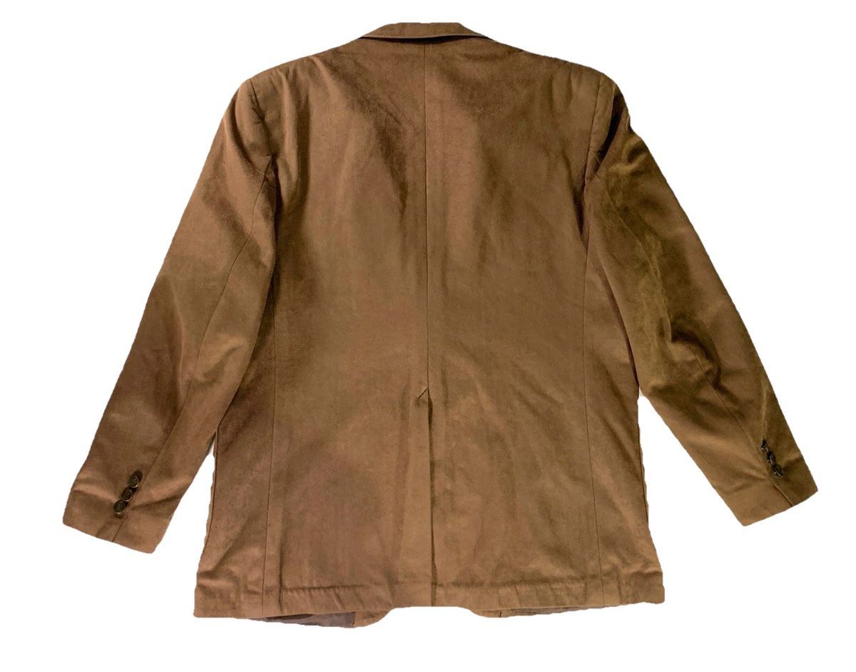 Other Vintage Size 40R Two Button Tailored Faux Suede Sport Coat B Size 40R - 2 Thumbnail