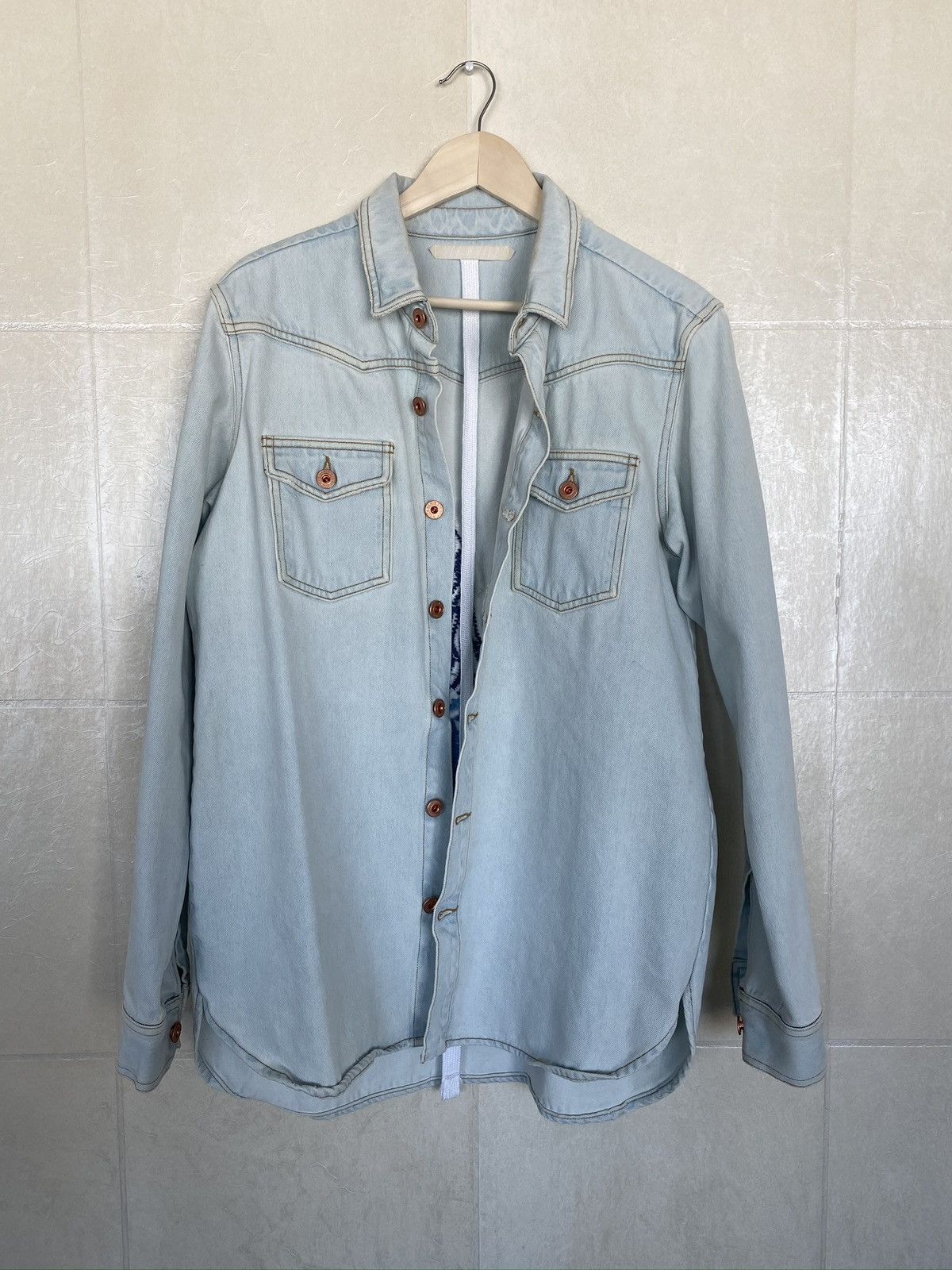 Off-White OFF-WHITE Long Sleeve Denim Button Down Size US M / EU 48-50 / 2 - 2 Thumbnail