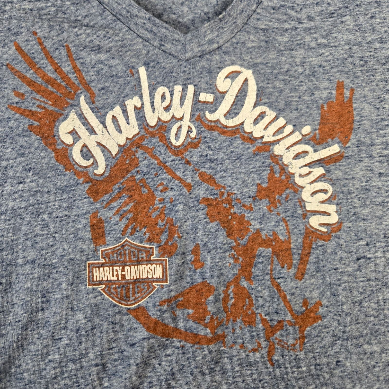 Harley Davidson Harley Davidson Blue Eagle T-Shirt Size Medium Size M / US 6-8 / IT 42-44 - 4 Thumbnail