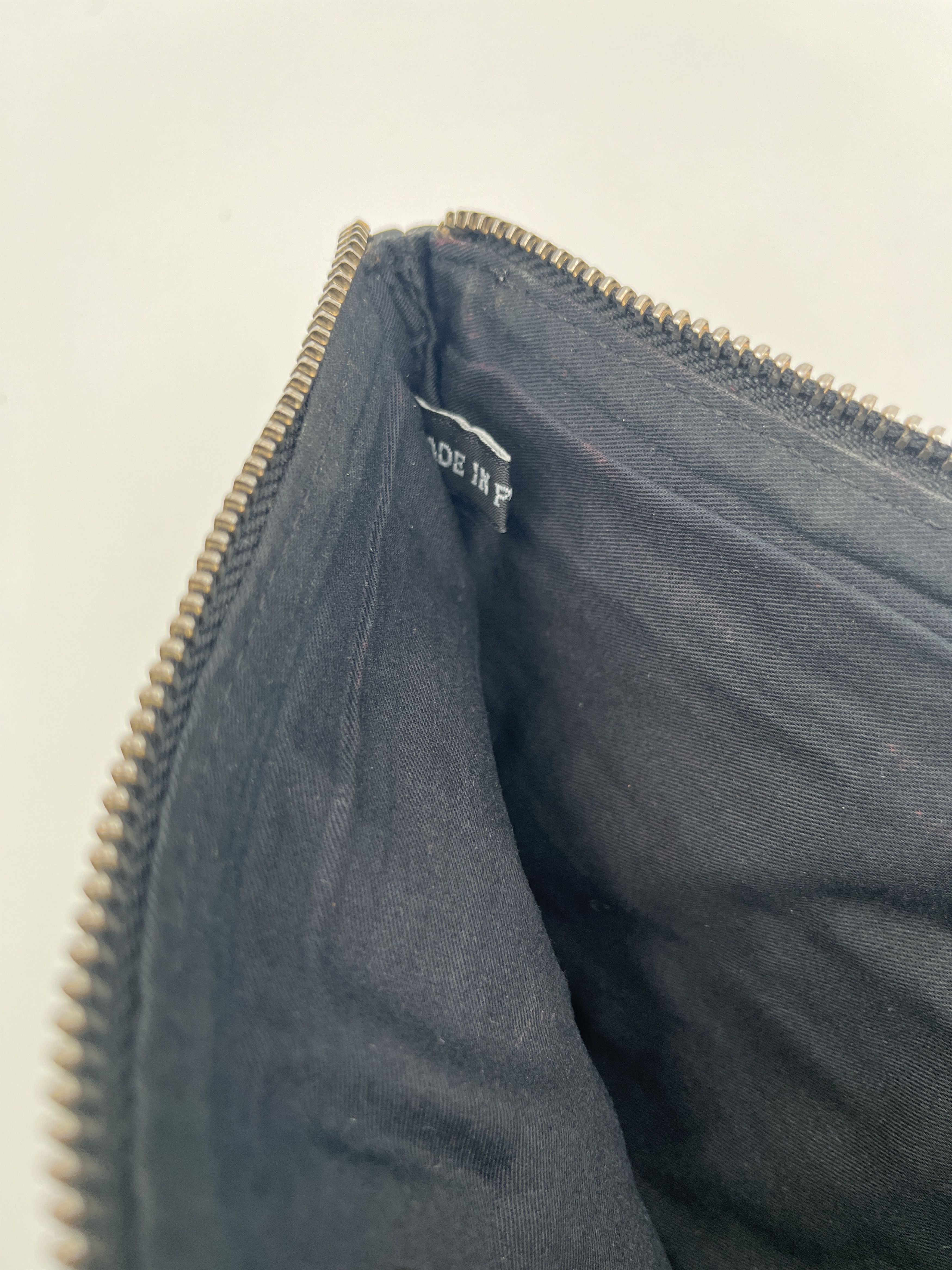 Ann Demeulemeester Black Leather Zipper Clutch With One-Side Strap Size ONE SIZE - 4 Thumbnail