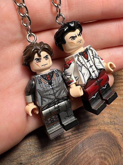 Cartoon Network × Handmade irritated studio arcane viktor jayce minifigure keychain Size ONE SIZE - 5 Thumbnail