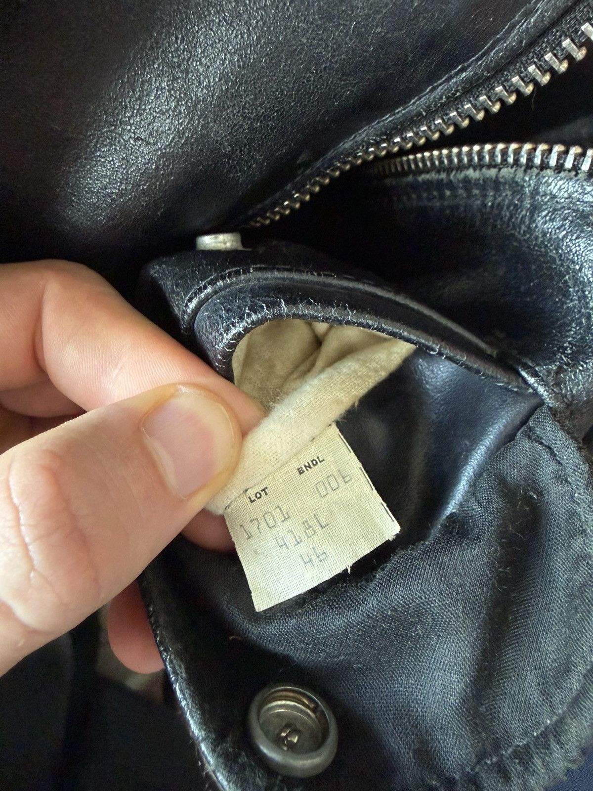 Schott Vintage Schott Perfecto 418 Dense Leather Made In USA Jacket Size US L / EU 52-54 / 3 - 18 Thumbnail