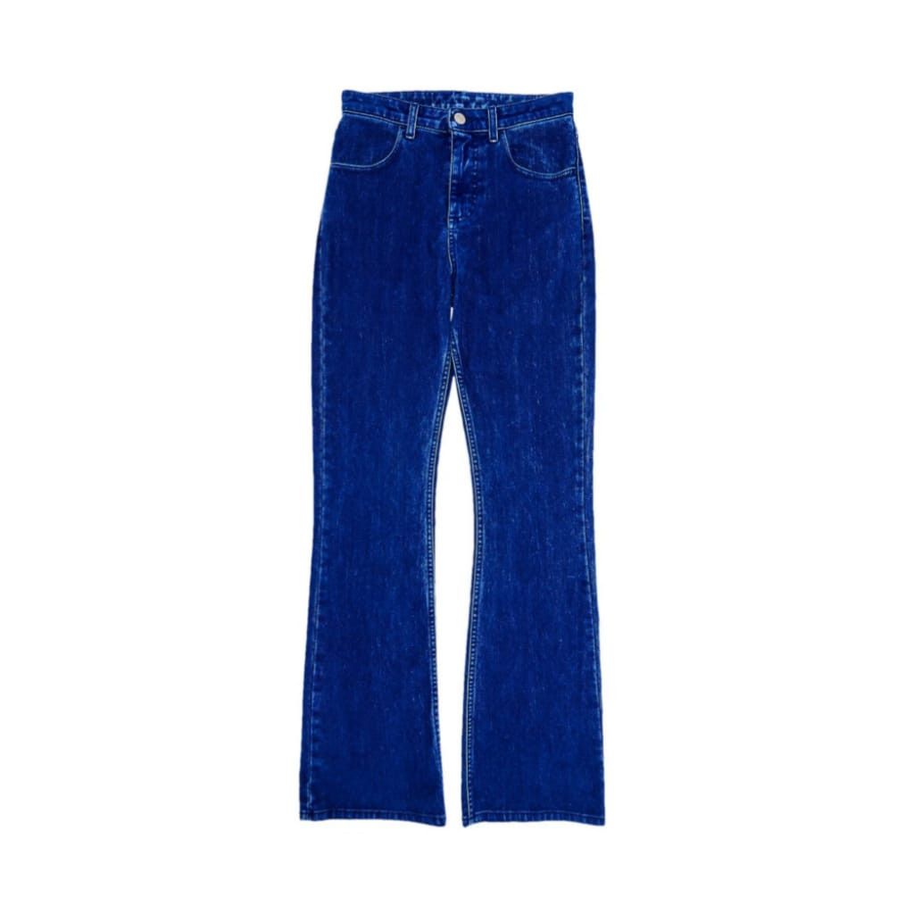 Marni o1y1125 Casual Pant in Blue Size 28" / US 6 / IT 42 - 1 Thumbnail
