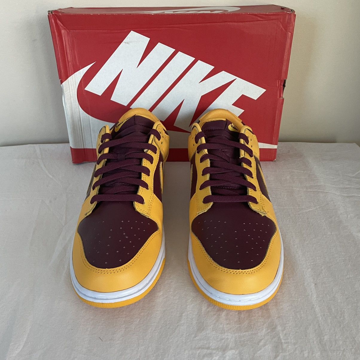 Nike Nike Dunk Low Arizona State University Gold Mens US Size 13 Size US 13 / EU 46 - 3 Thumbnail
