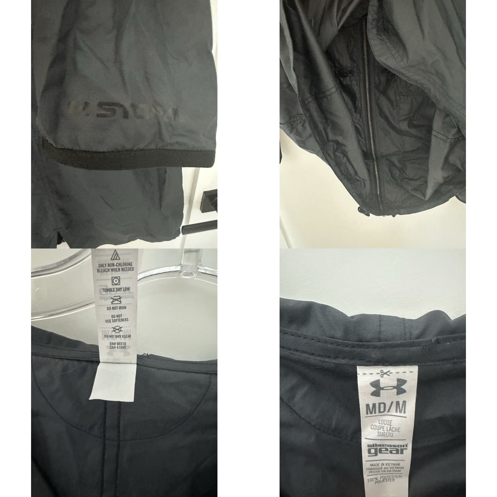 Under Armour Under Armour Women Impasse Trail Long Jacket Windbreaker Size M Size M / US 6-8 / IT 42-44 - 8 Thumbnail