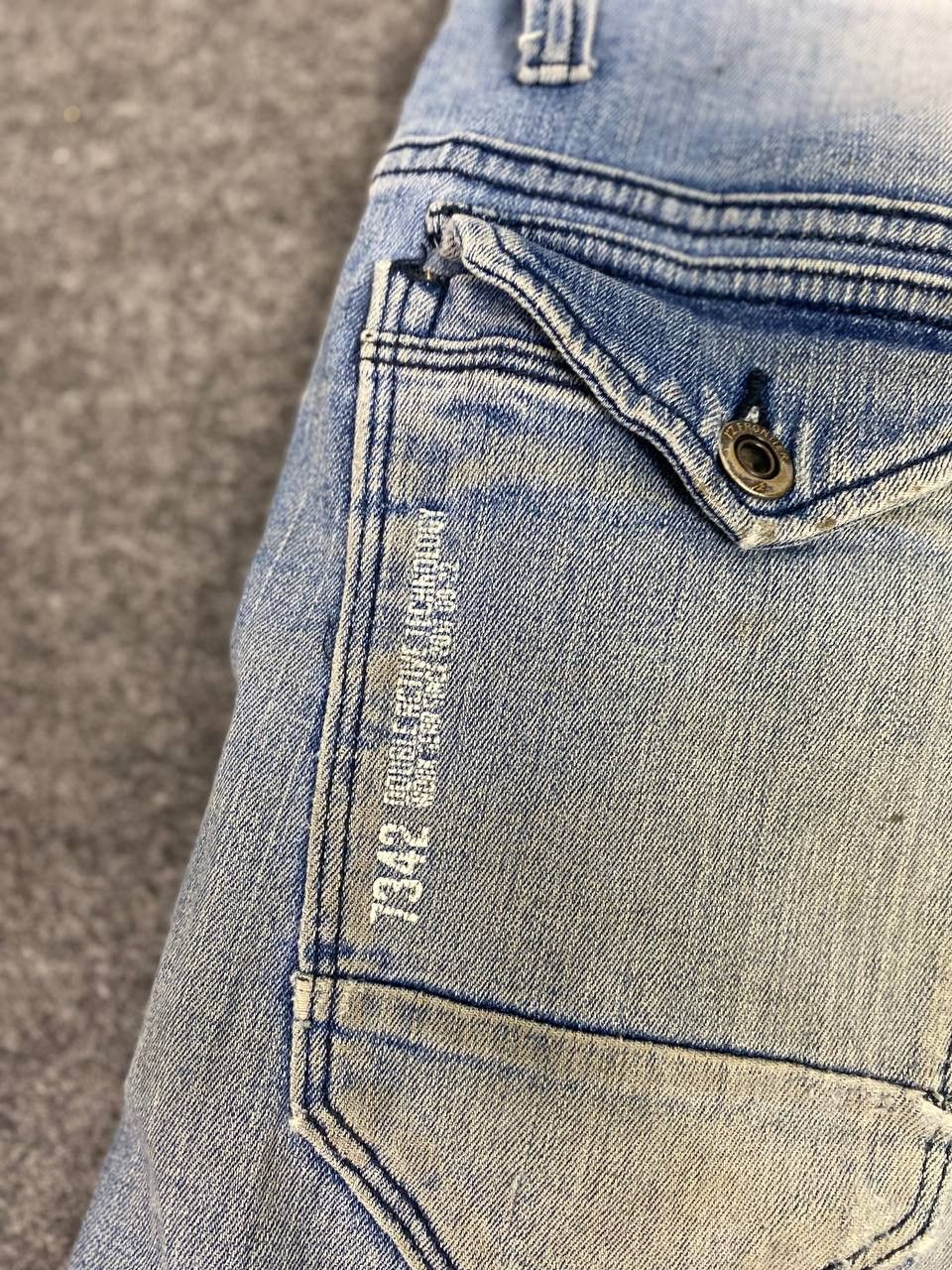 Japanese Brand japanese brand cargo distressed denim Size US 35 - 4 Thumbnail