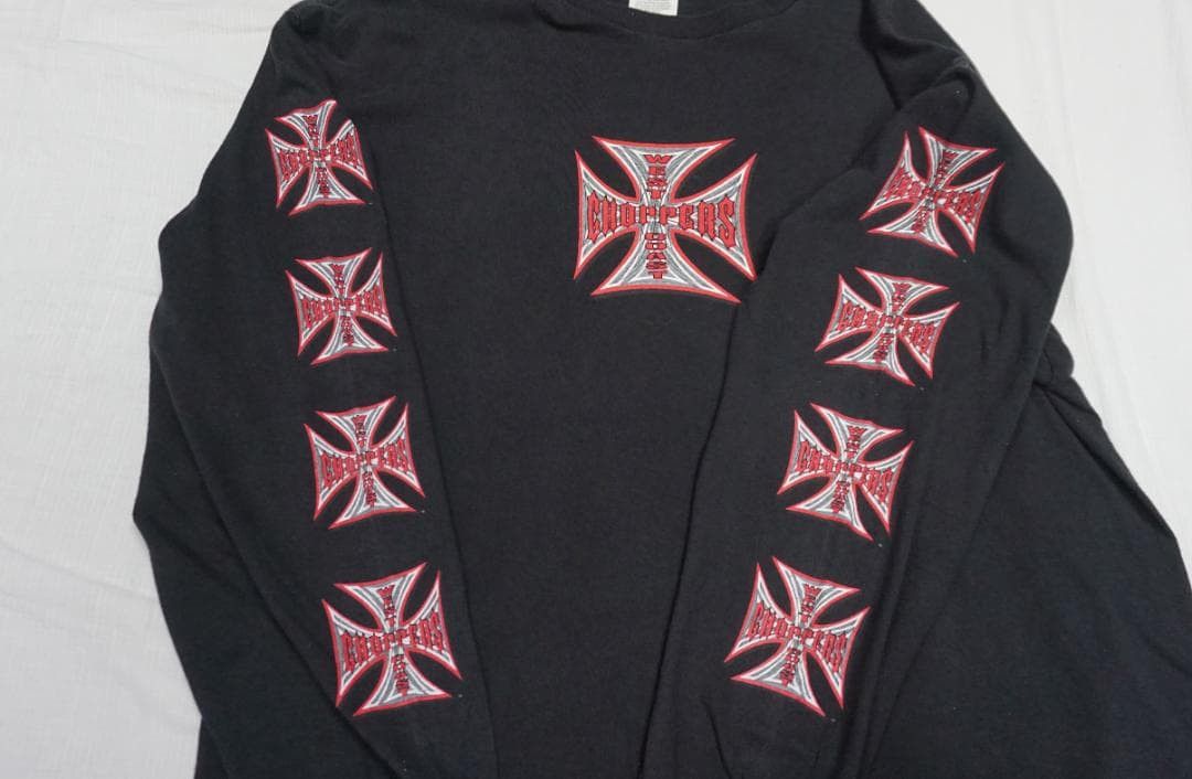 Vintage 90's West Coast Chopper 長袖Tシャツ ビンテージ Size US M / EU 48-50 / 2 - 4 Thumbnail