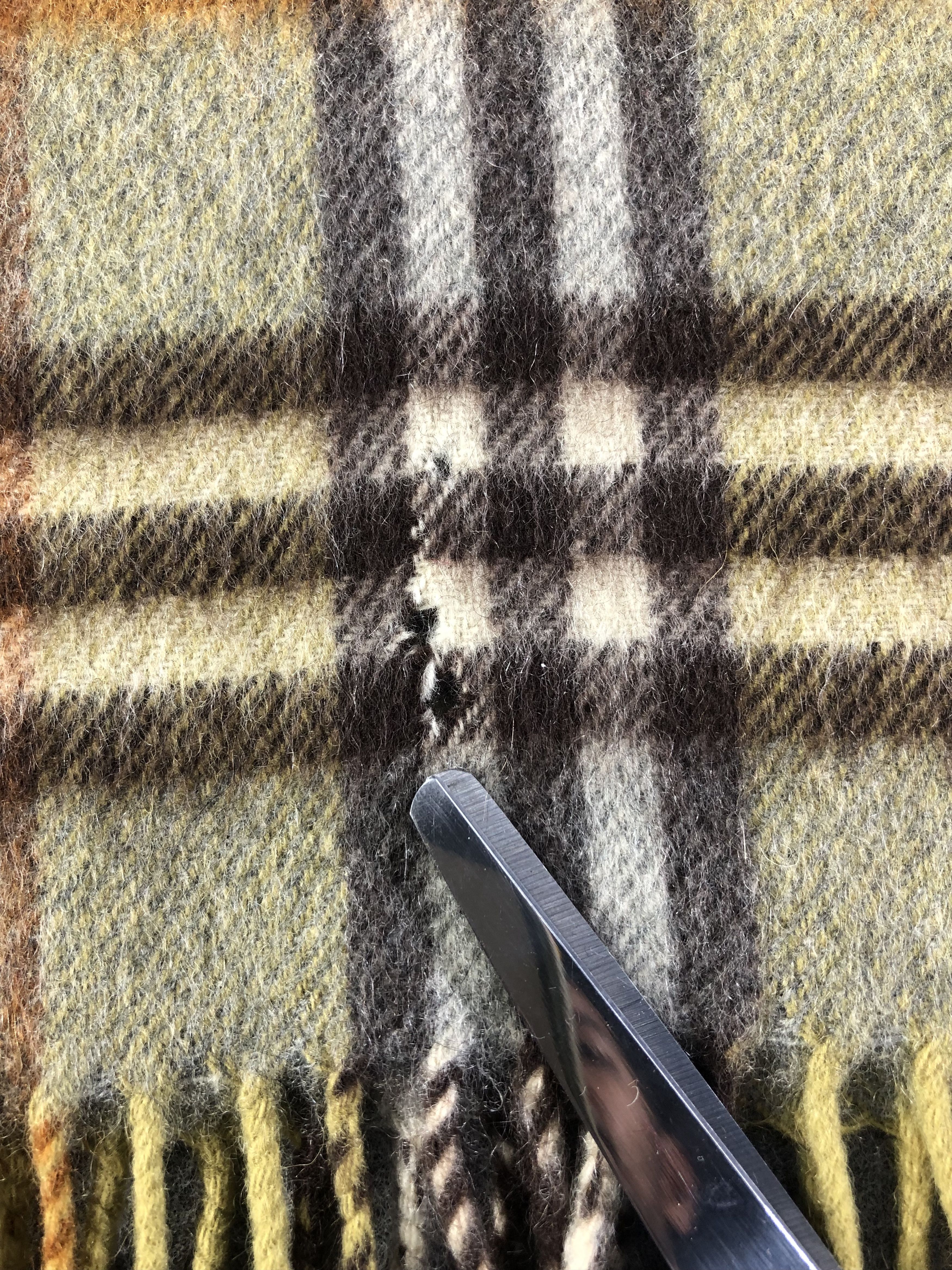 Burberry Burberrys Cashmere Scarf / Muffler / Neckwear SS1158 Size ONE SIZE - 5 Thumbnail