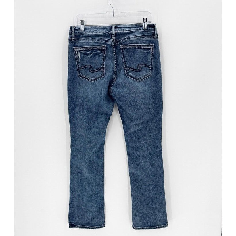 Silver Jeans Co. Silver Jeans Co Elyse slim boot size 30x33 western rodeo Size 30" / US 8 / IT 44 - 2 Thumbnail