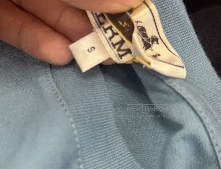 Hermes Hermes Short-sleeve T-shirt with chest leather H24 design, Size S / US 4 / IT 40 - 6 Thumbnail