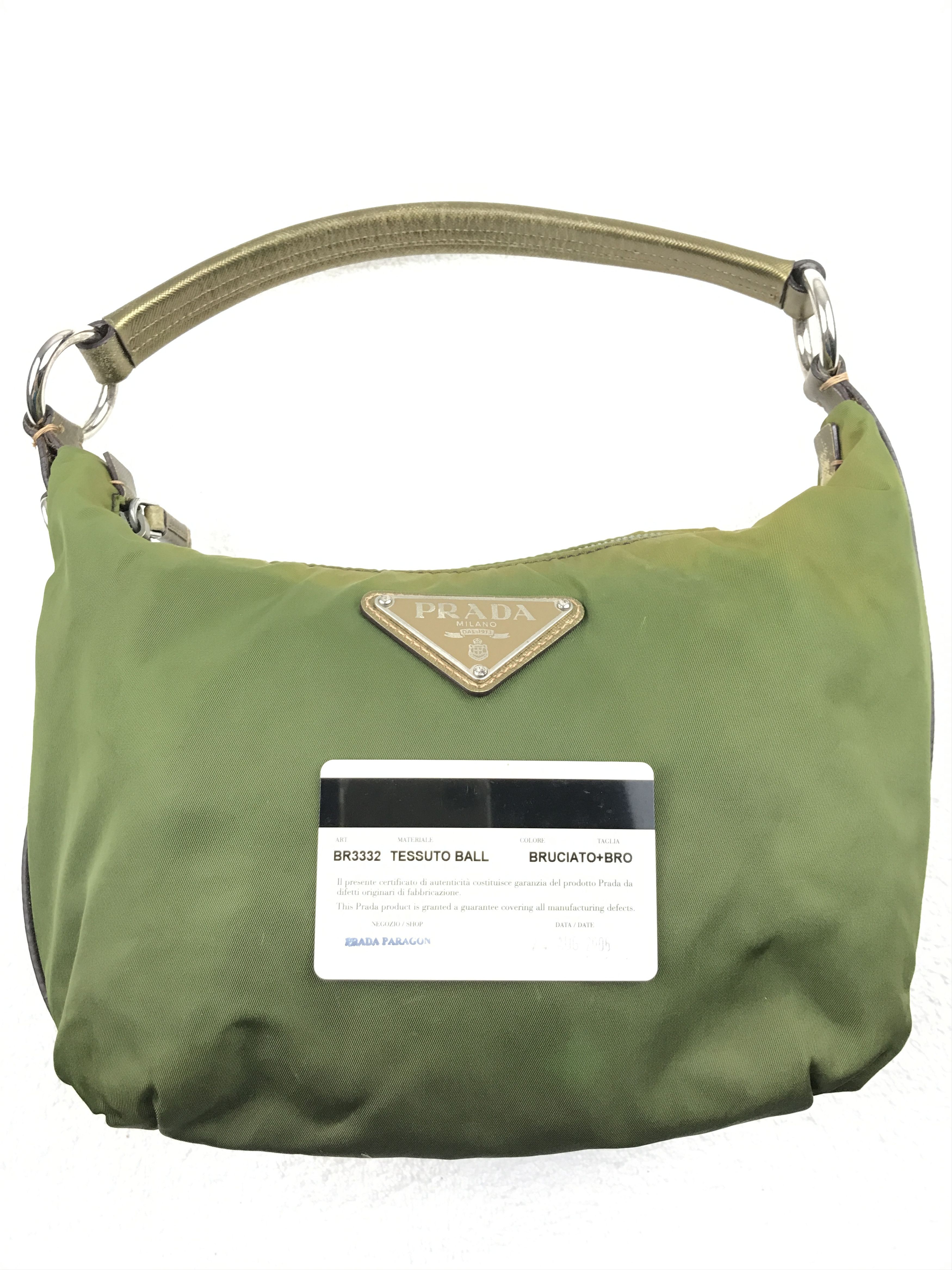 Prada Vintage Prada Nylon Hobo Shoulder Bag Size ONE SIZE - 4 Thumbnail