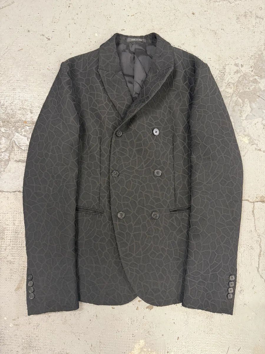 Emporio Armani FW2018 Emporio Armani Navy Light Shadow Suit Jacket Size US S / EU 44-46 / 1 - 1 Thumbnail