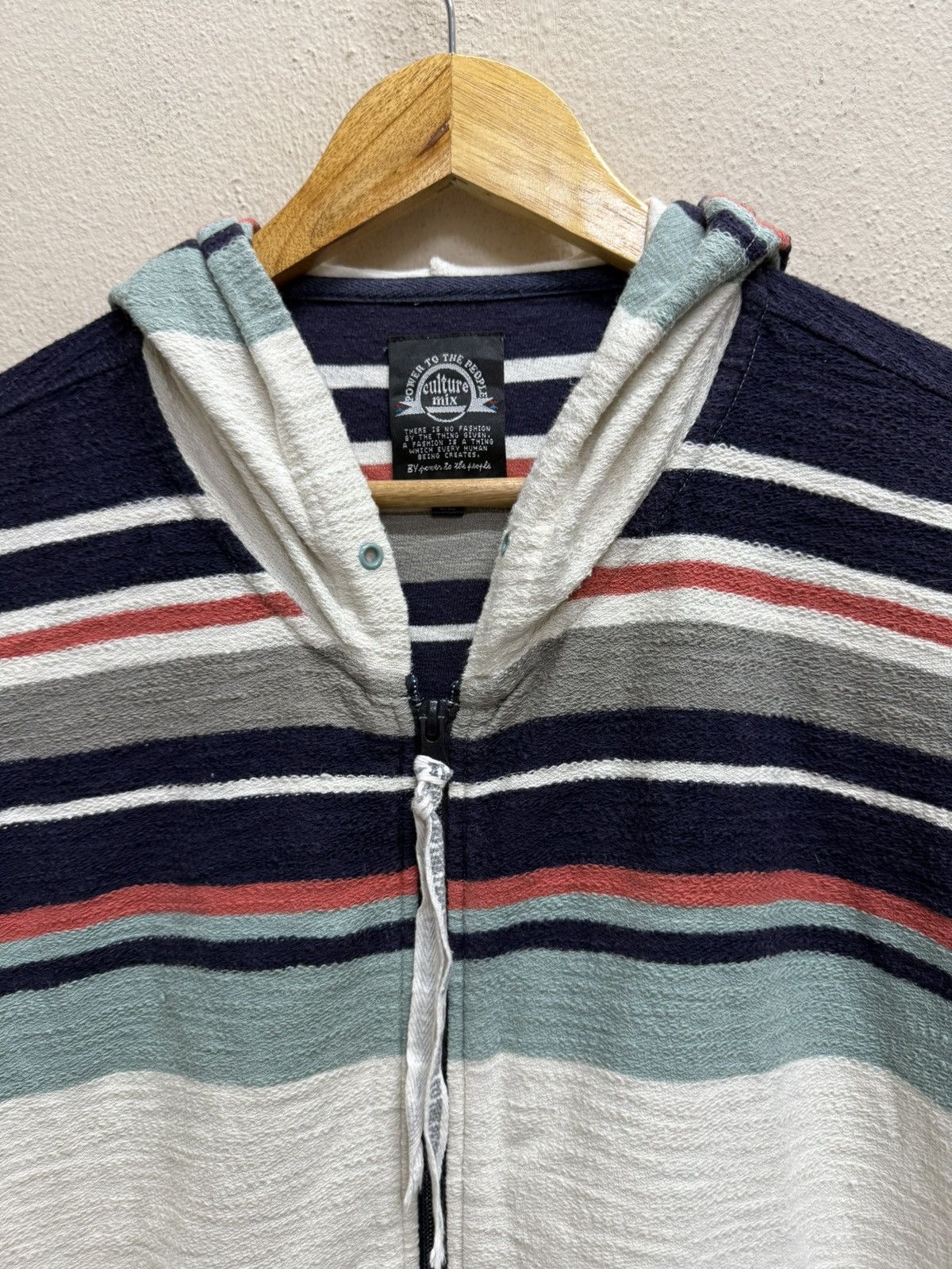 Japanese Brand Power to the people culture mix Short Sleeve Sweater Hoodie Size US M / EU 48-50 / 2 - 14 Thumbnail