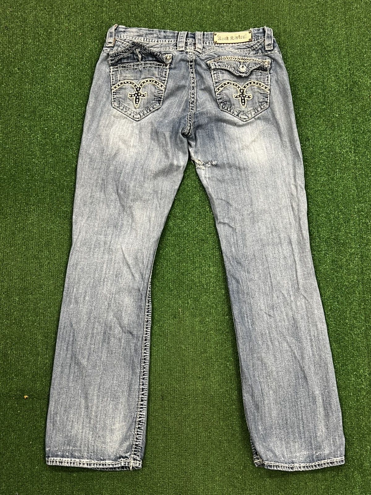 Rock Revival Vintage Y2k Rock Revival Sasha Easy Boot Jeans Size ONE SIZE - 5 Thumbnail