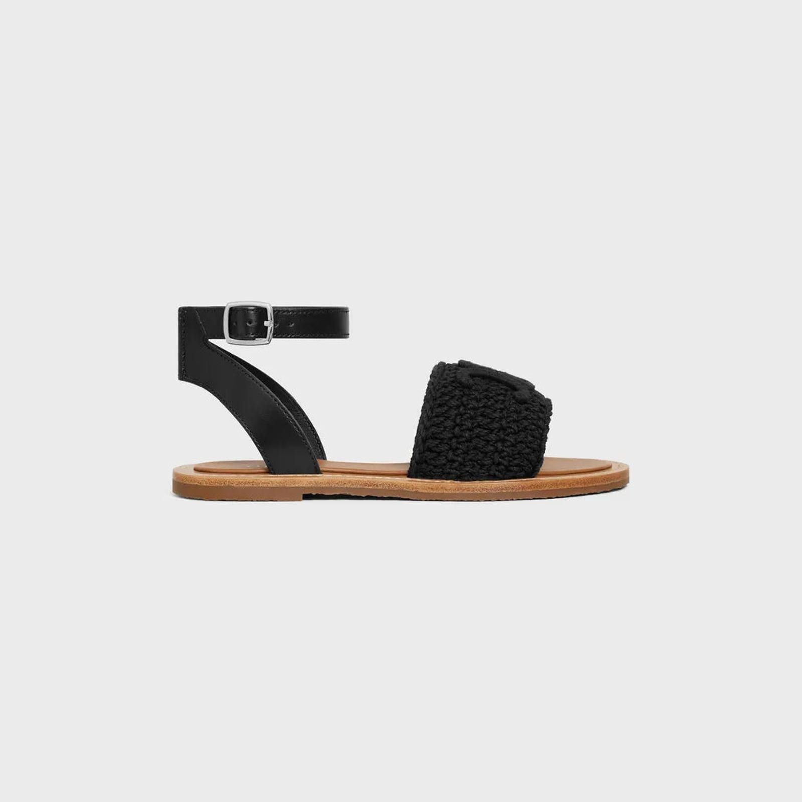Celine Celine Lympia Triomphe Sandals Size US 7.5 / IT 37.5 - 1 Thumbnail