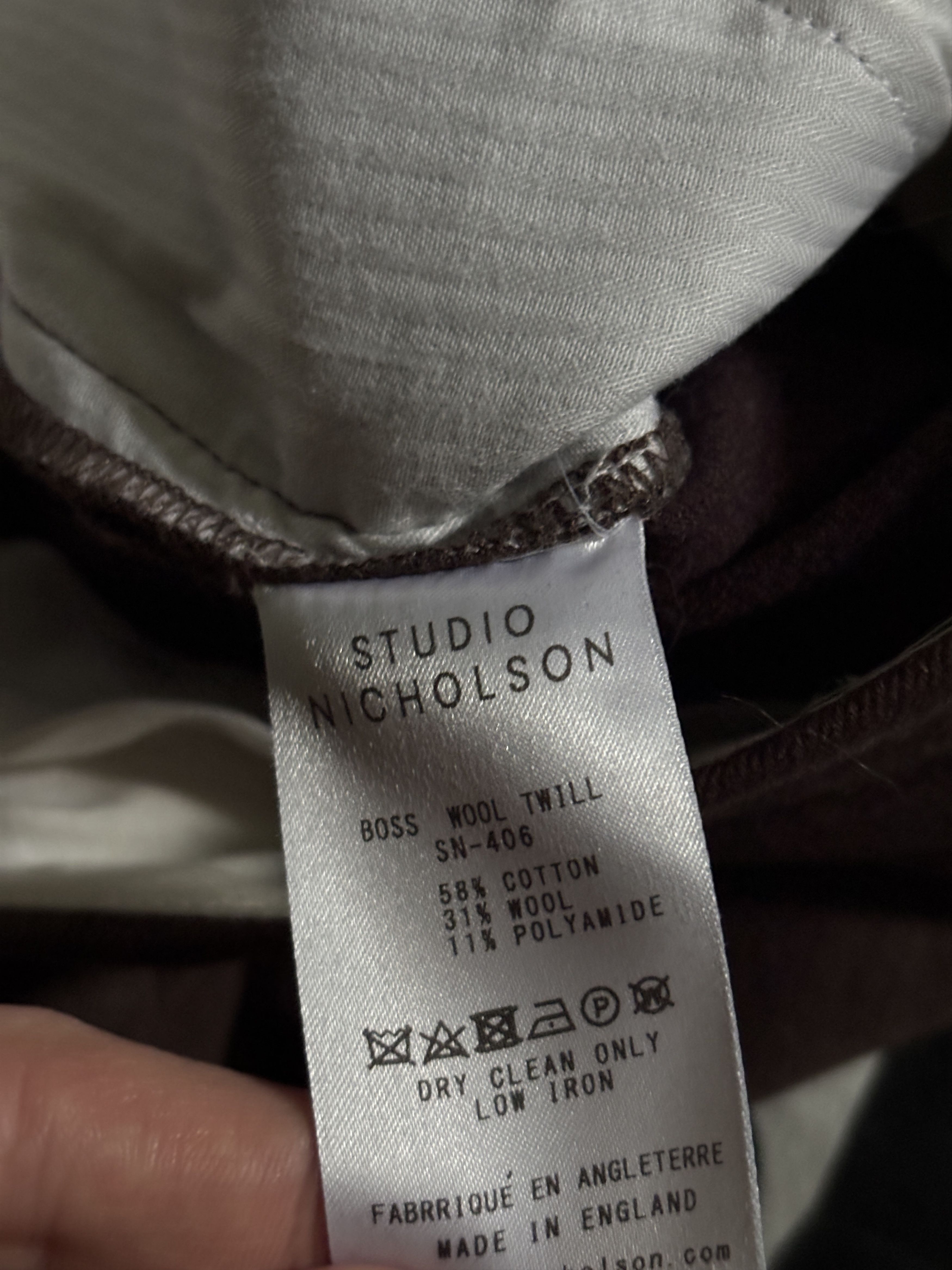 Studio Nicholson Studio Nicholson Boss Wool Twill Pant M Size US 32 / EU 48 - 4 Thumbnail