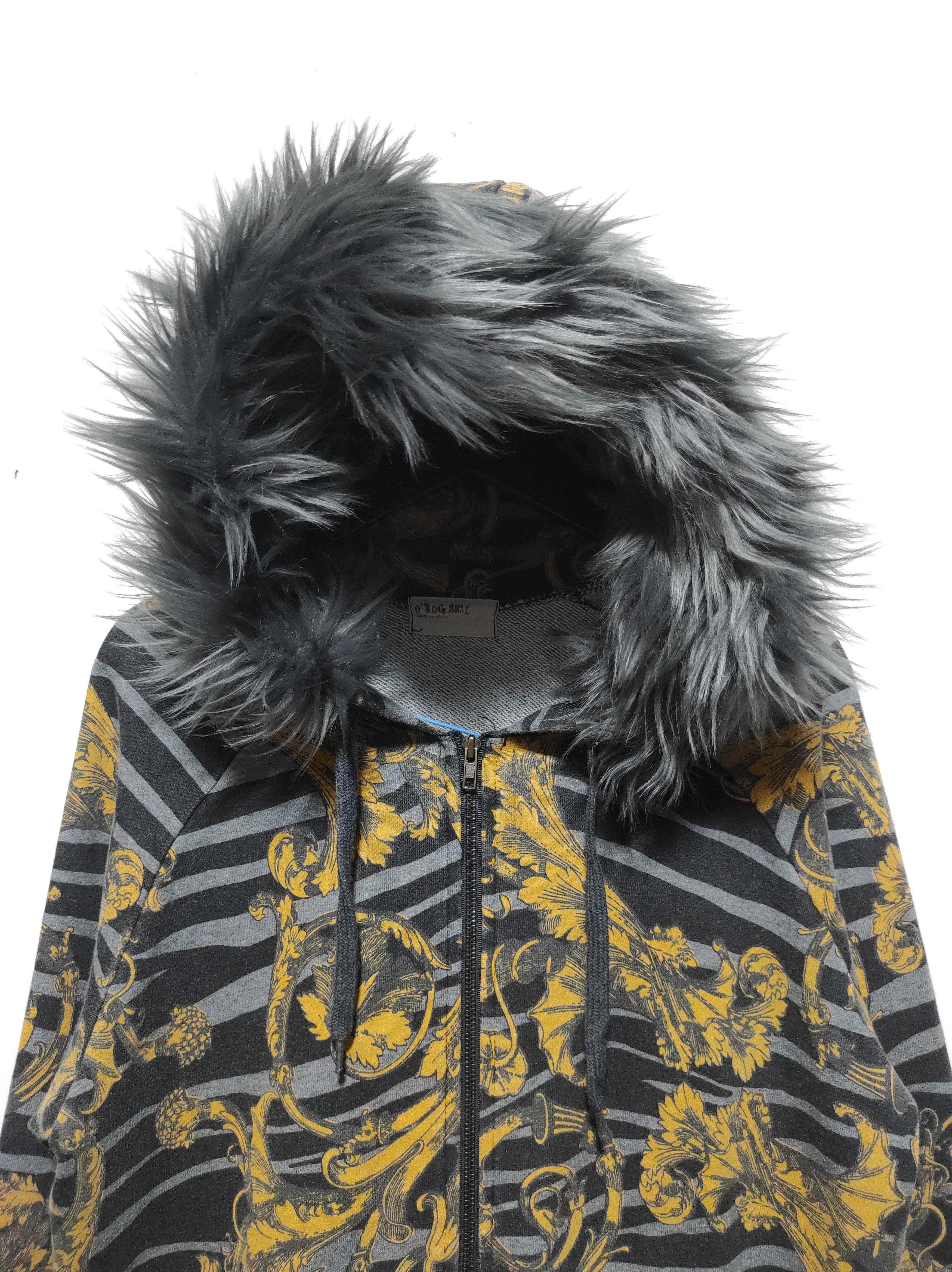 If Six Was Nine O'Rock Ssil Zipper Fur Hoodie LGB Versace style Size US M / EU 48-50 / 2 - 3 Thumbnail