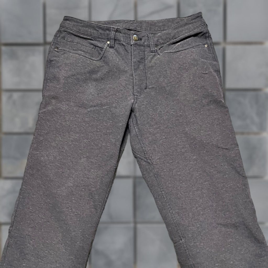 Lululemon Lululemon Pants Mens 30 ABC Skinny Tech Canvas Heathered Blue M5992S Mens Regular 30 Inseam 33 Blue Pants Size US 30 / EU 46 - 1 Thumbnail