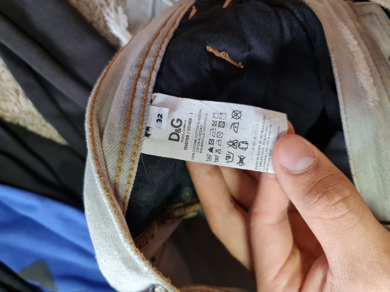 Dolce & Gabbana Distressed Dolce & Gabbana White Denim Size US 32 / EU 48 - 8 Thumbnail