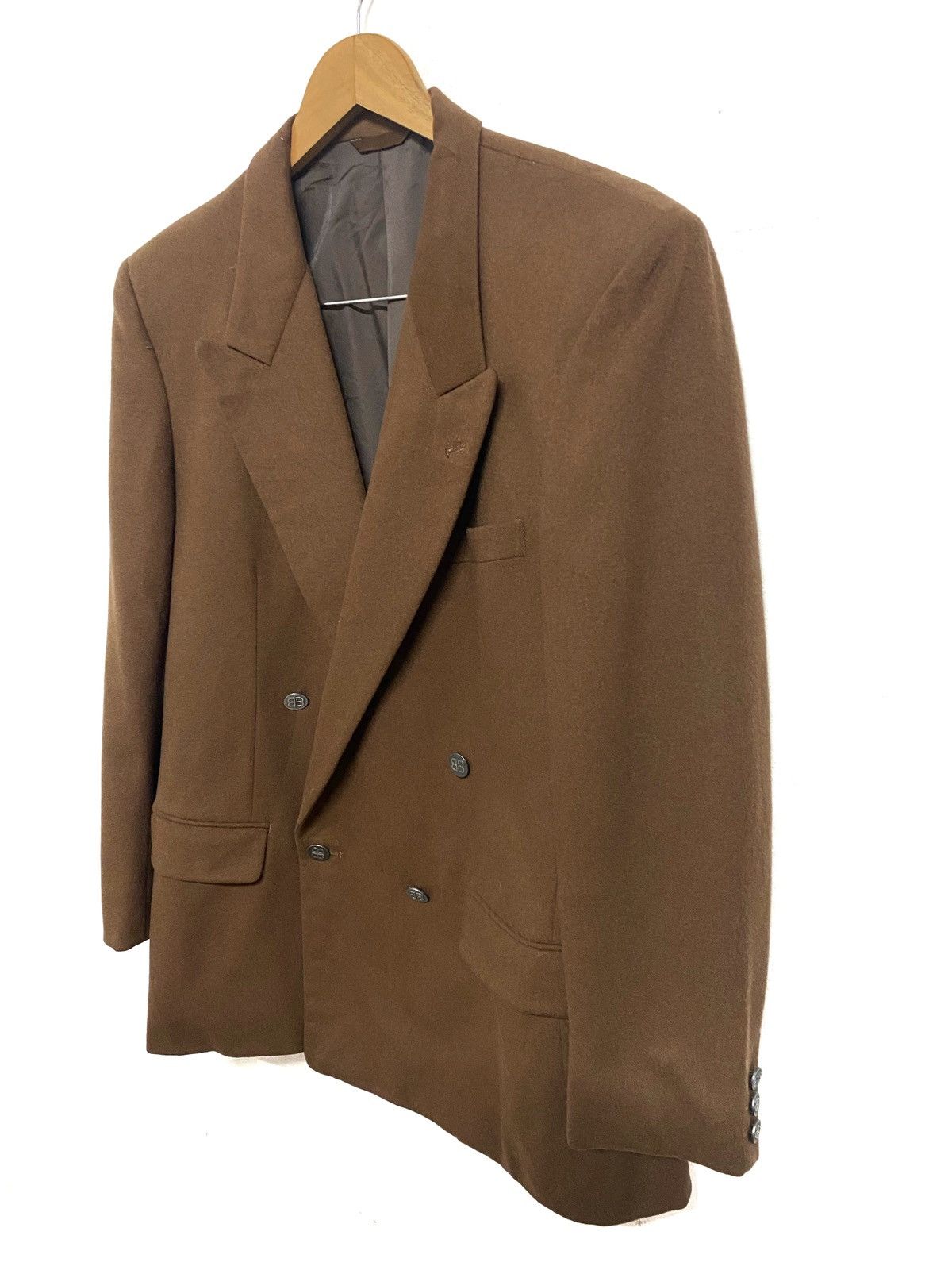 Balenciaga × Vintage Vintage Balenciaga Cashmere Blazer Suit Jacket Size US M / EU 48-50 / 2 - 5 Thumbnail