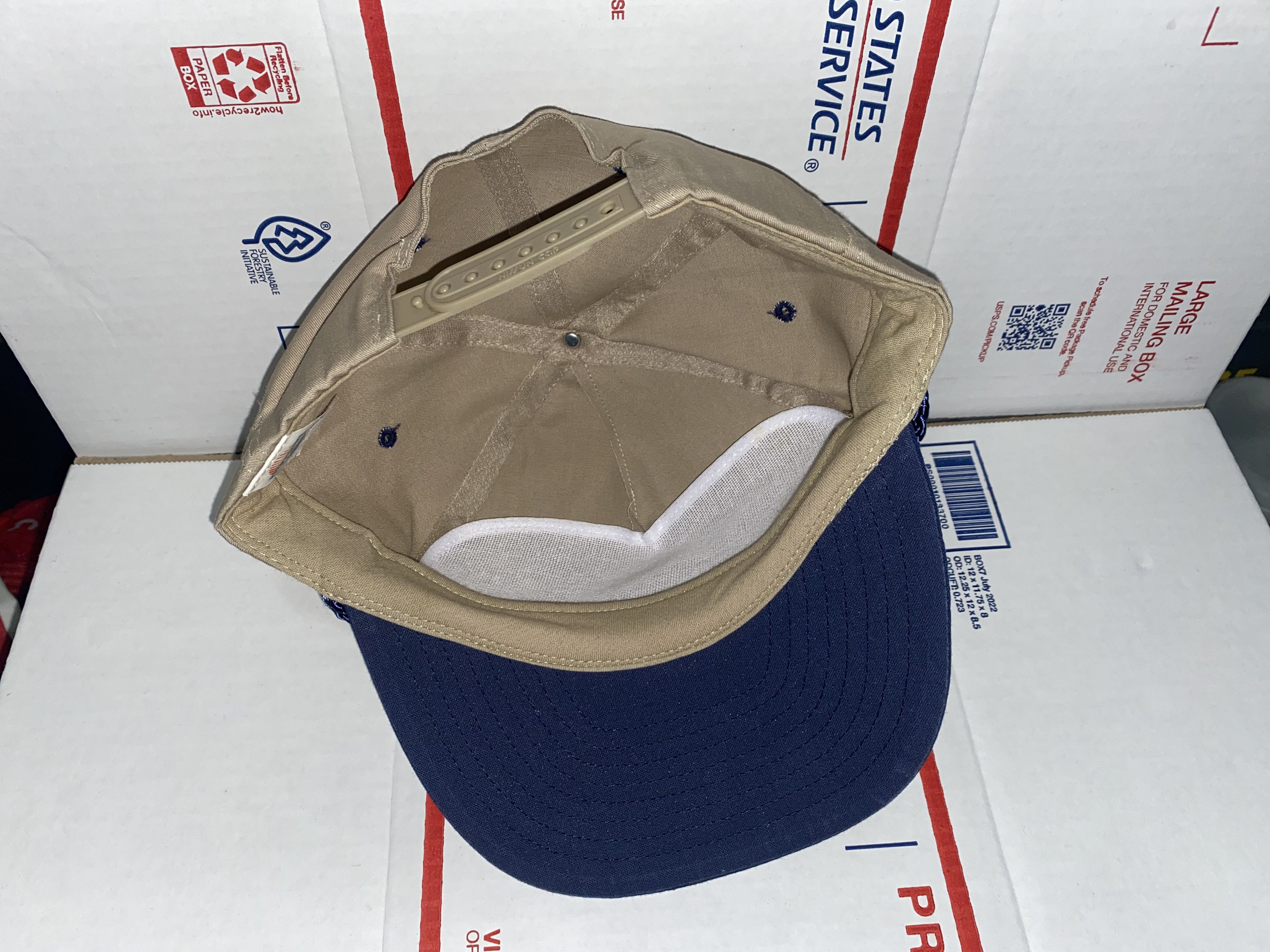 Nissan IL Illinois US vintage Snapback Hat Nissun USA Flag Chicago Size ONE SIZE - 3 Thumbnail