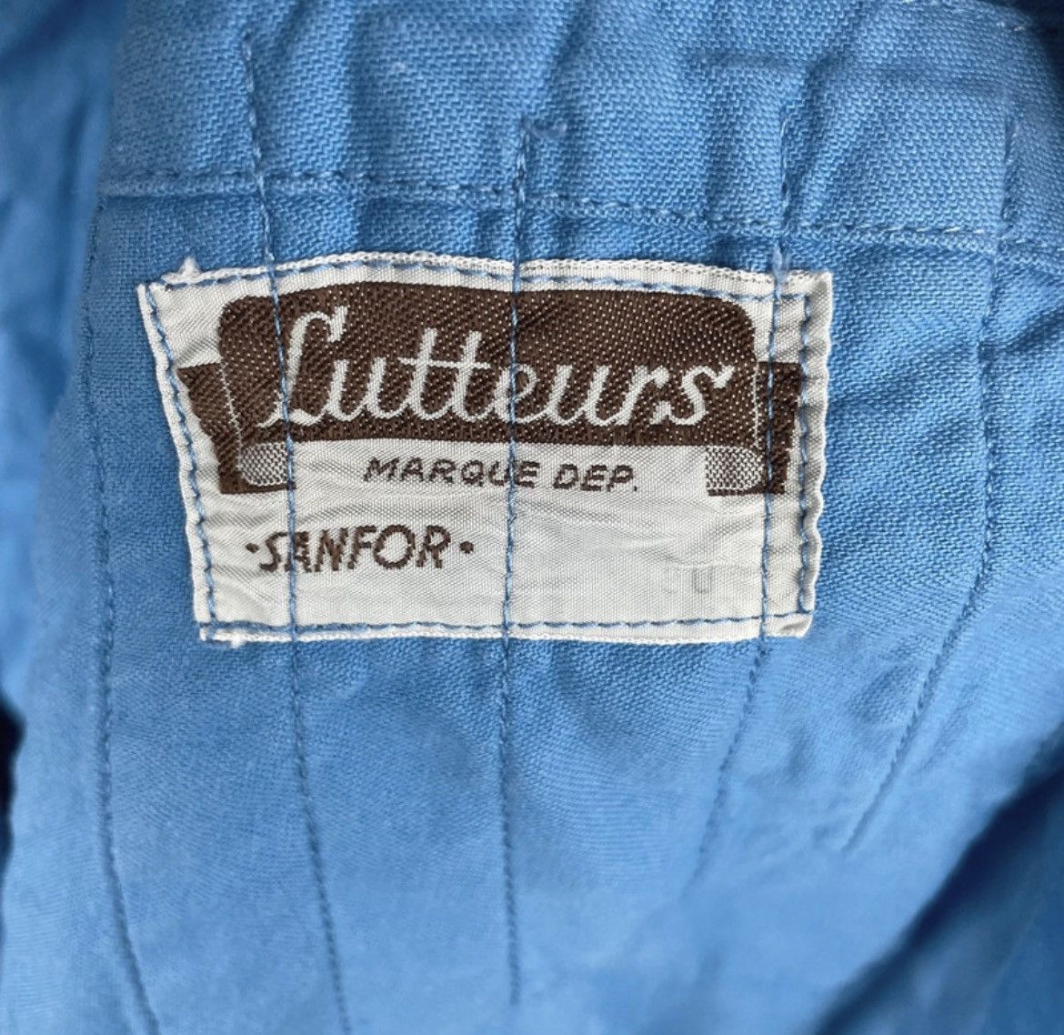 Le Laboureur Vintage French Workwear Lab Coat Shop Coat Bleu de Travail Size US M / EU 48-50 / 2 - 9 Thumbnail