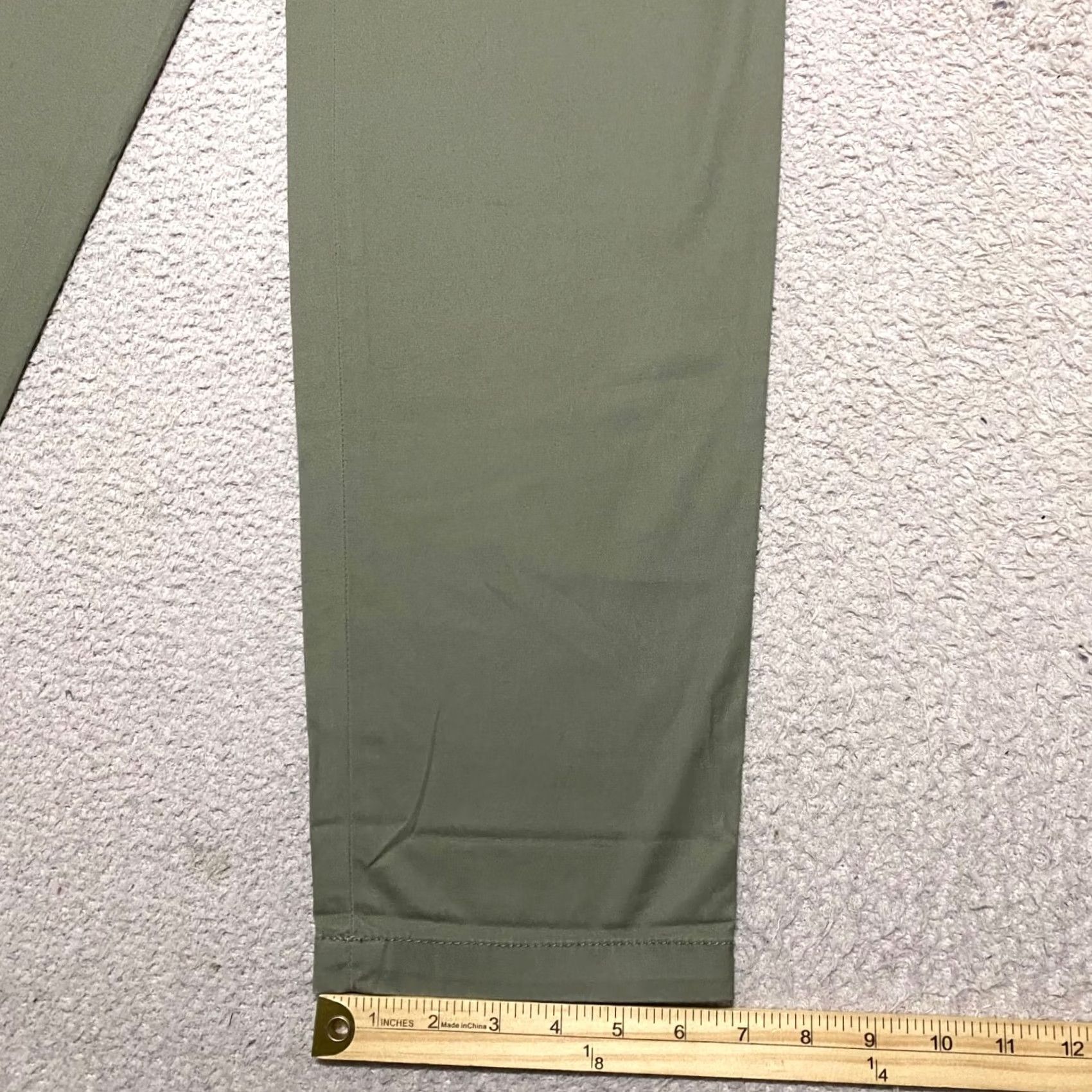 Talbots Talbots Womens Pants Green sz 4 Chino Business Casual Mid Rise Straight Relaxed Size 27" / US 4 / IT 40 - 5 Thumbnail