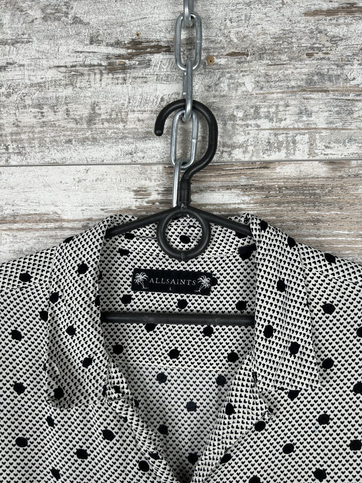 Allsaints Mens AllSaints Hawaiian amour SS Shirts button up luxury y2k Size US L / EU 52-54 / 3 - 4 Thumbnail