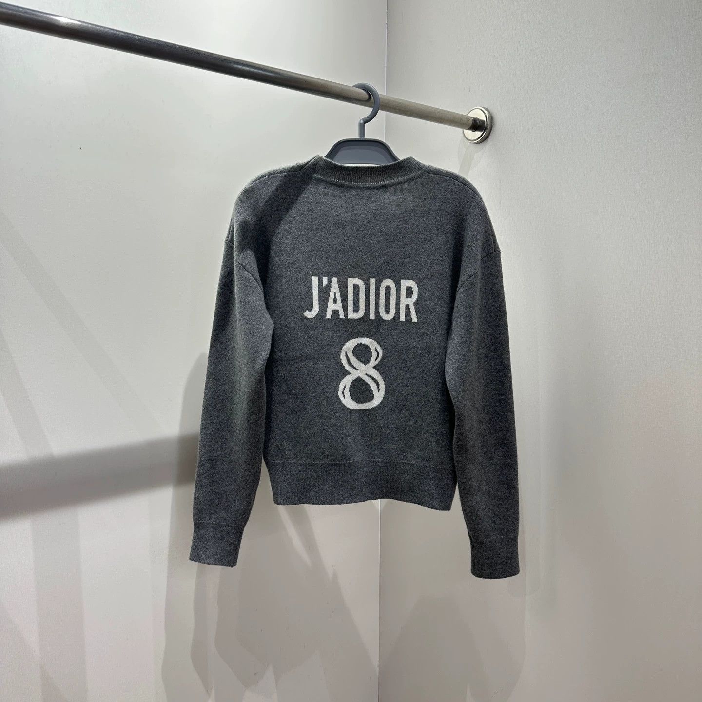 Christian Dior Monsieur Dior 8-pattern gray cashmere knit sweater 34 Unused mar359 Size XS / US 0-2 / IT 36-38 - 1 Thumbnail