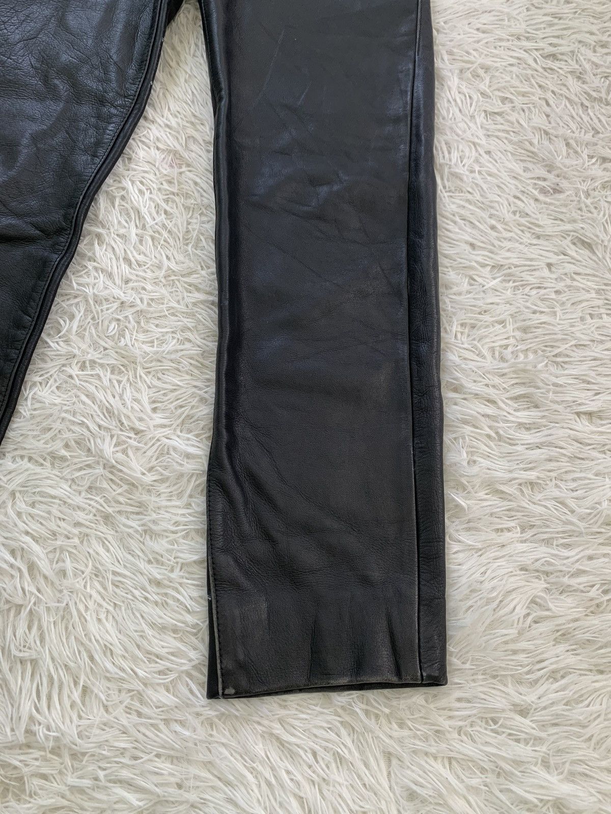 Leather Cuirs London Leather Pant Skull Button Size US 28 / EU 44 - 5 Thumbnail