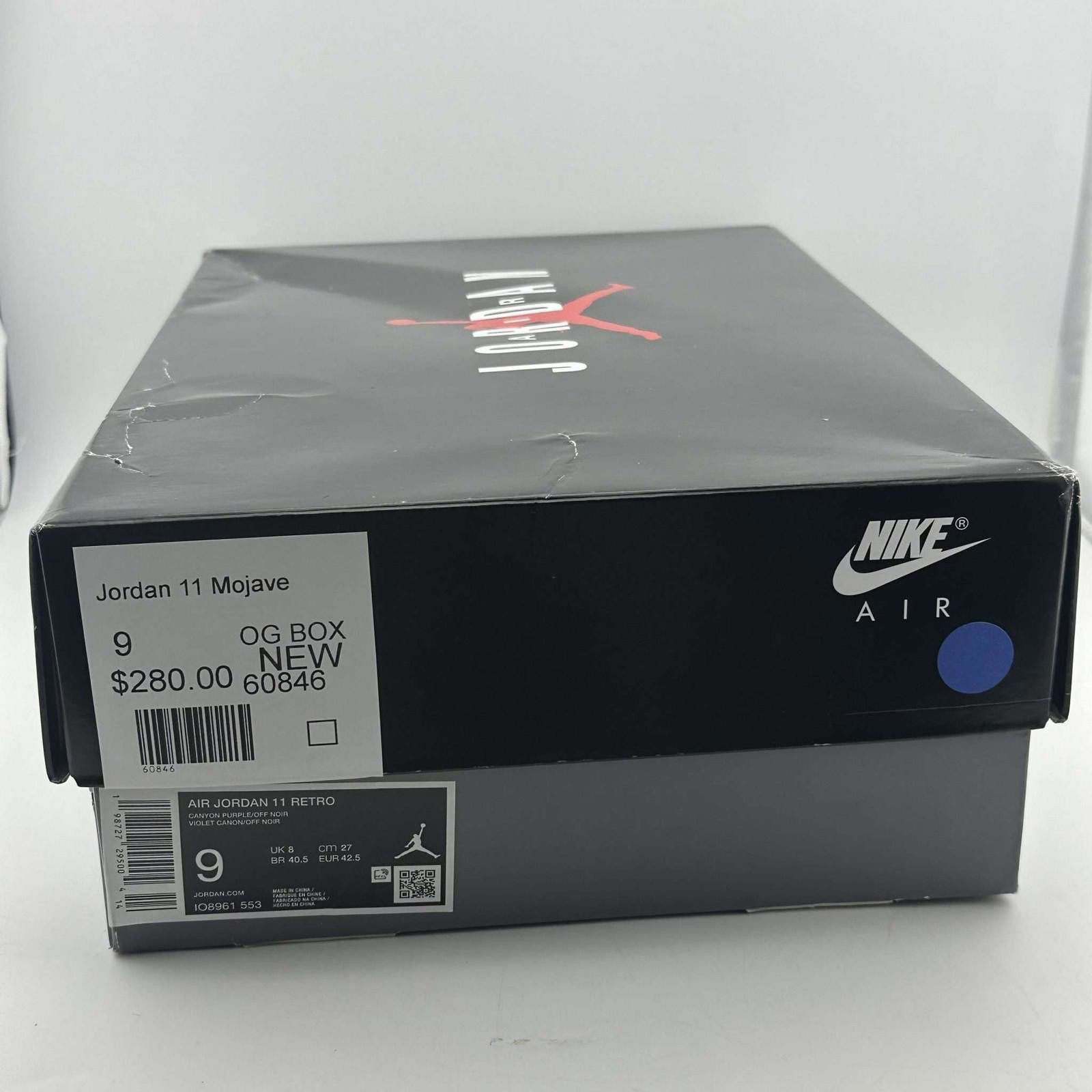 Jordan Brand Jordan 11 Mojave Canyon Purple Sneakers US 9 New with Box Size US 9 / EU 42 - 6 Thumbnail