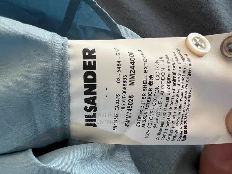 Jil Sander Jil Sander Solid Men's Shirt Size US L / EU 52-54 / 3 - 6 Thumbnail