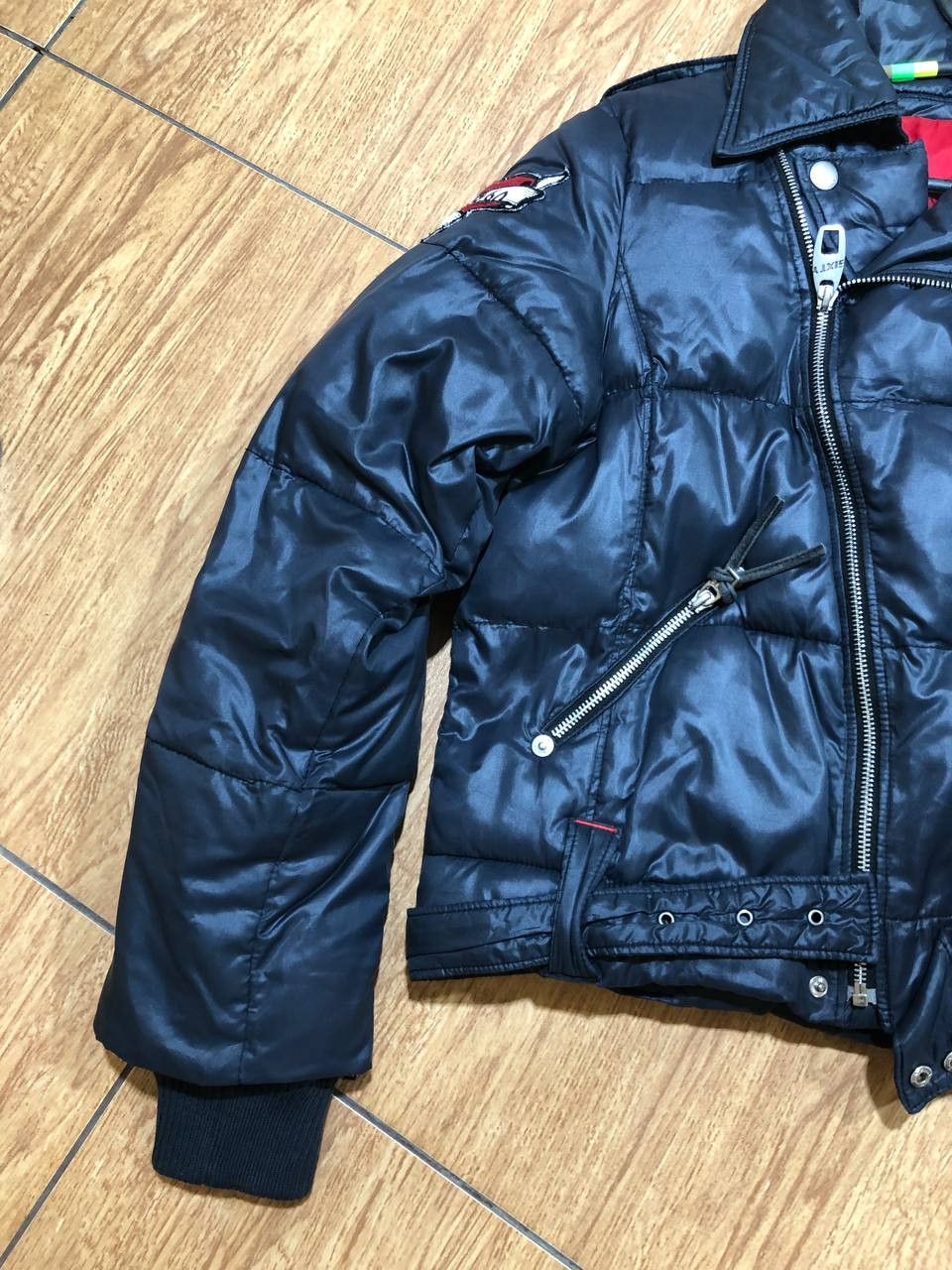 Miss Sixty Miss Sixty Quilted Moto Puffer Jacket Size M / US 6-8 / IT 42-44 - 6 Thumbnail