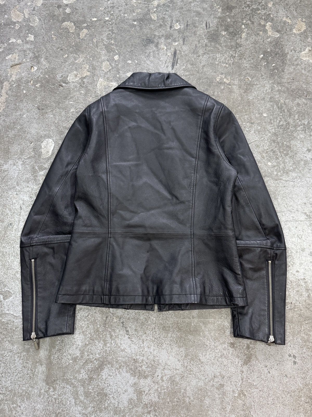 Japanese Brand Vintage Real Leather Avant Garde y2k Jacket Size S / US 4 / IT 40 - 10 Thumbnail