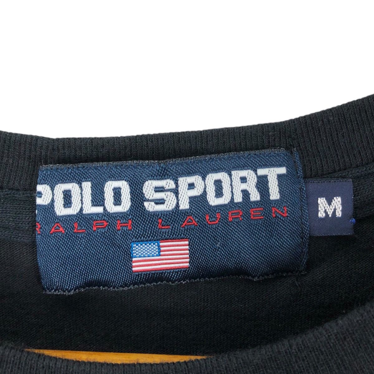 Polo Ralph Lauren Vintage POLO SPORT USA Rl 888 Madison New York Lolife TShirt Size US M / EU 48-50 / 2 - 6 Thumbnail