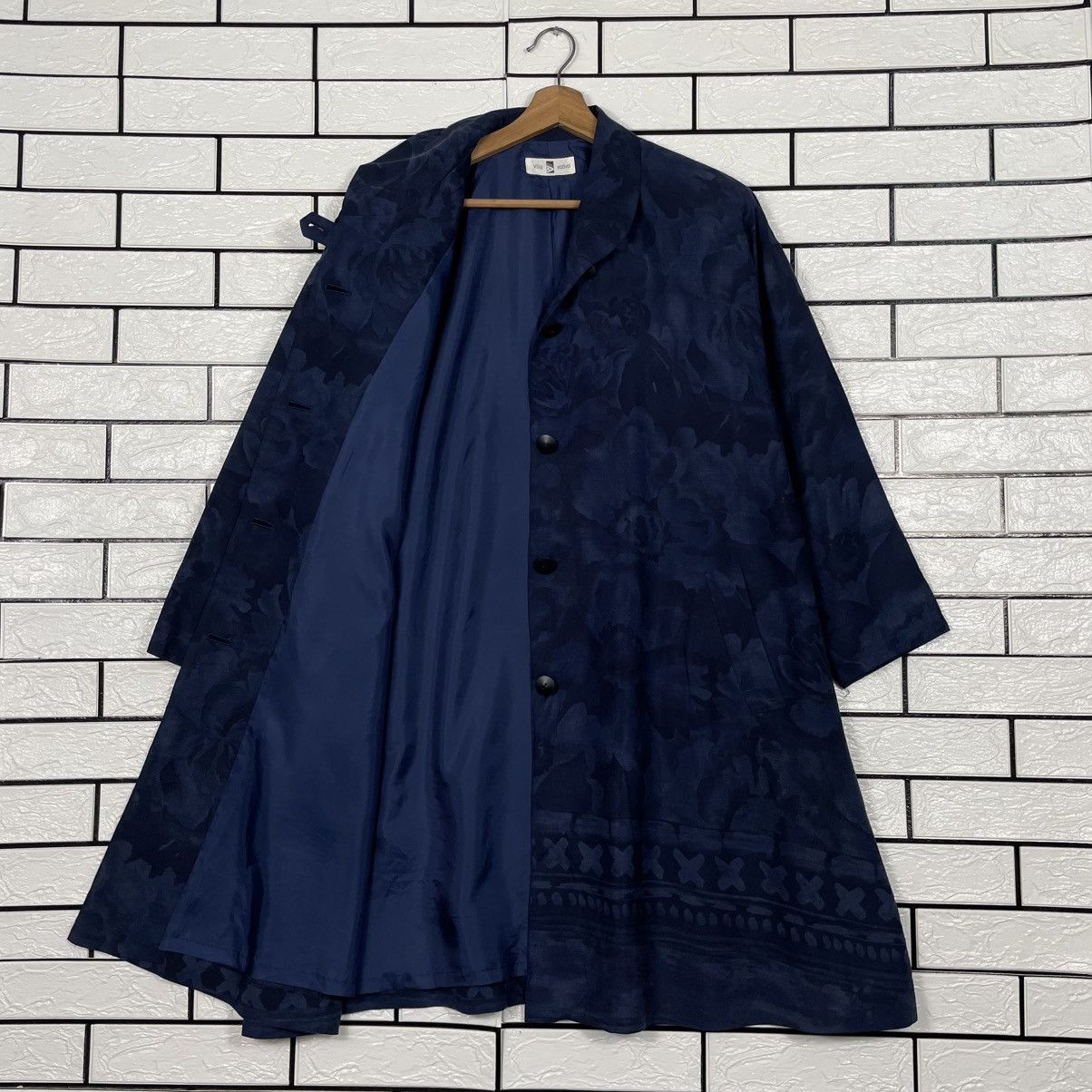Japanese Brand Villa Estivo Flower Design Overcoat Size M / US 6-8 / IT 42-44 - 10 Thumbnail