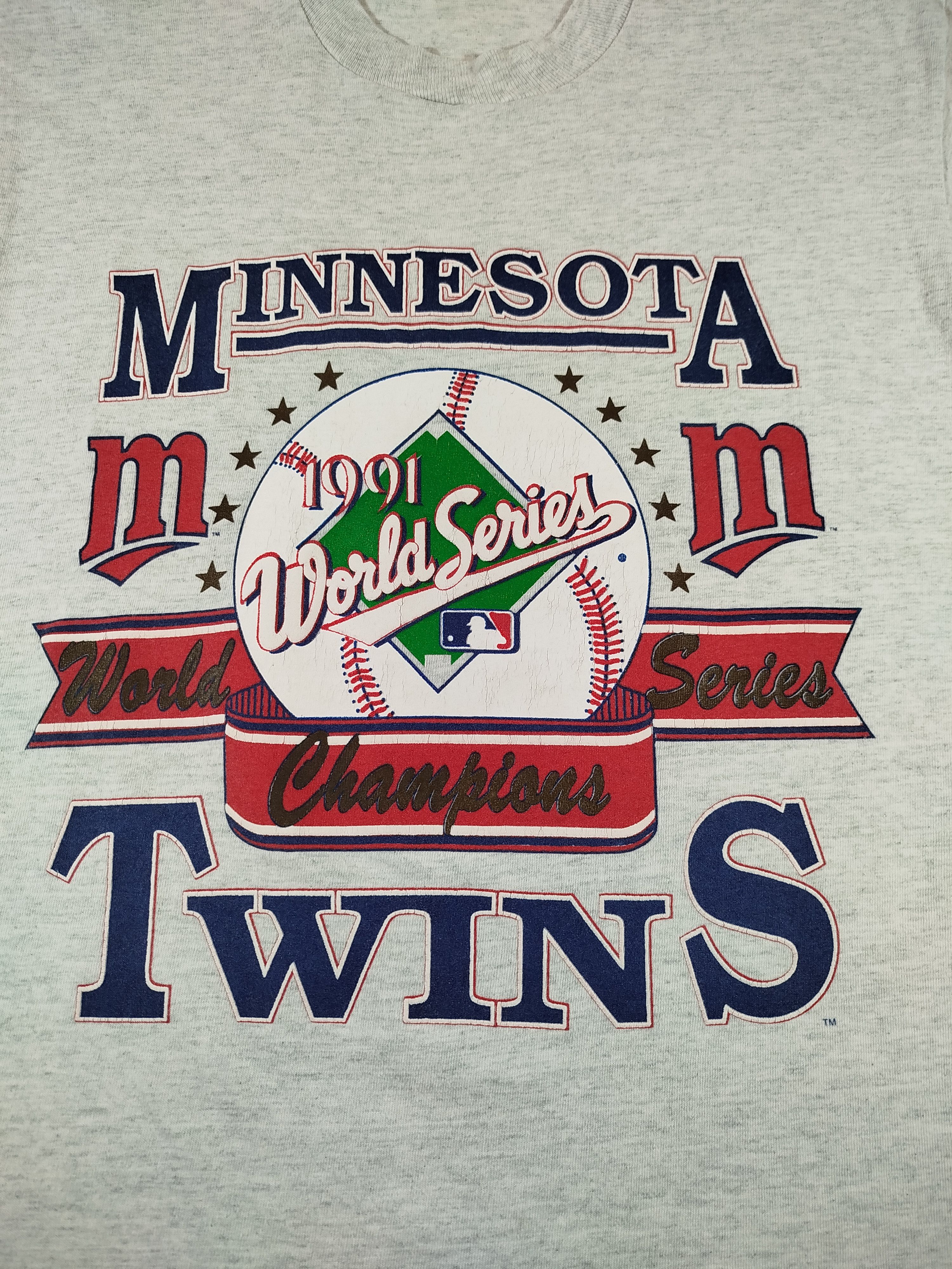 MLB Vintage Minnesota Twins Shirt Sz L 1991 World Series 90s Size US L / EU 52-54 / 3 - 4 Thumbnail