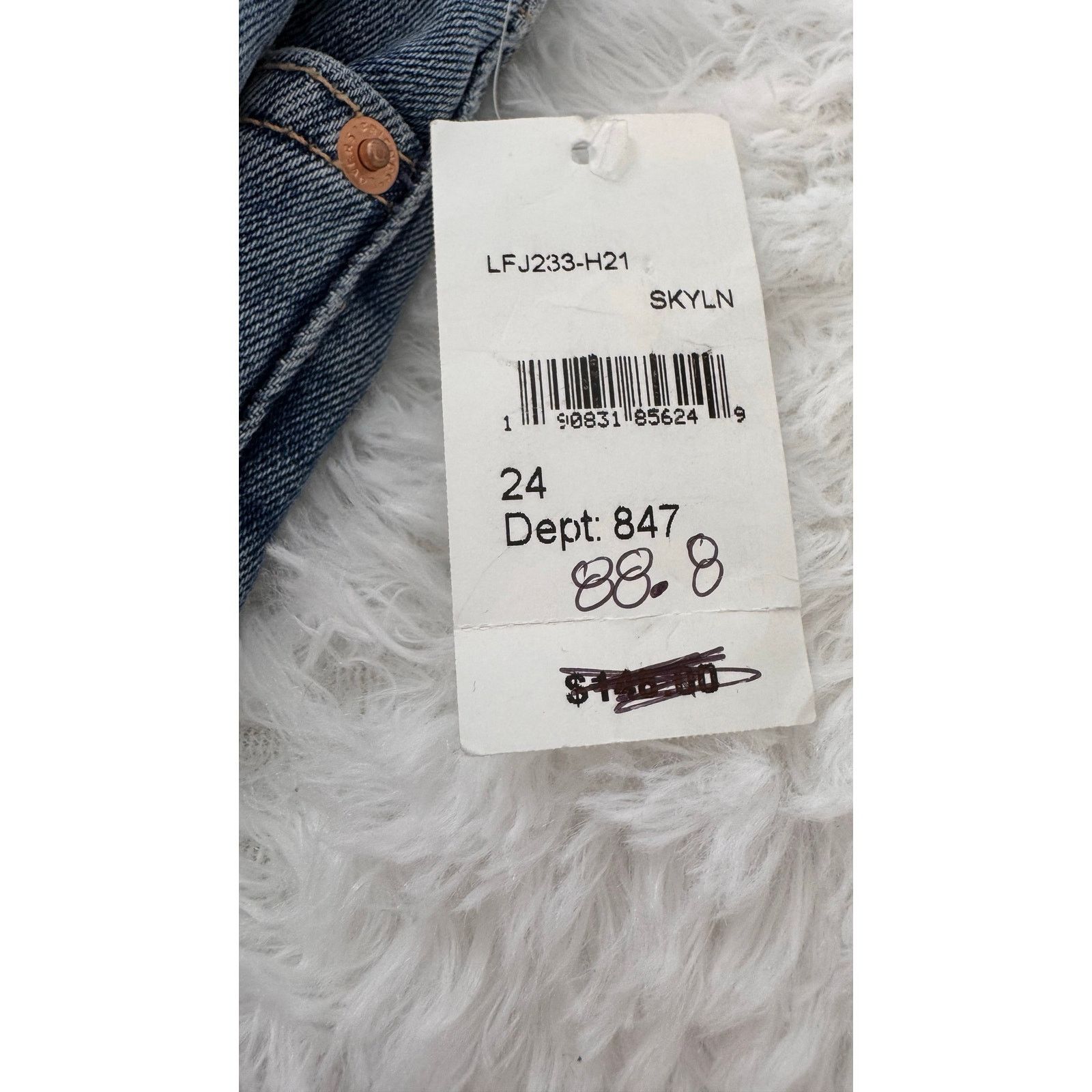 Other NWT Lovers & Friends Greyson Ultra High Rise Boot Jeans 24" Size 24" / US 00 / IT 34 - 9 Thumbnail